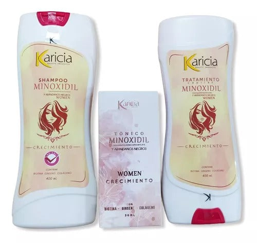 Combo minoxidil karicia para mujer