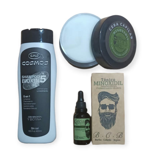 Combo minoxidil Karicia CMS hombre