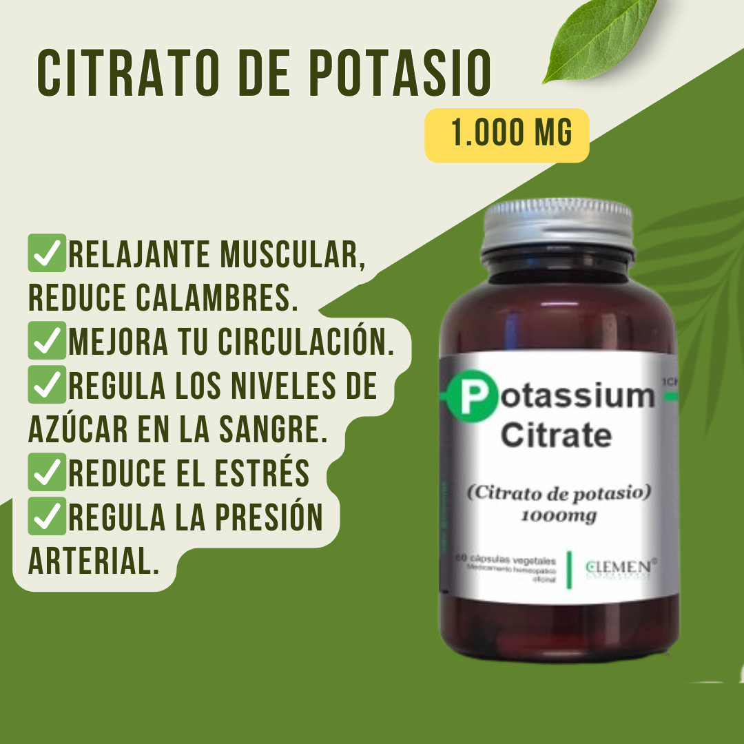 citrato de potasio 1000 mg