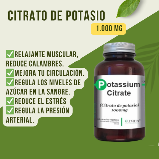 citrato de potasio 1000 mg
